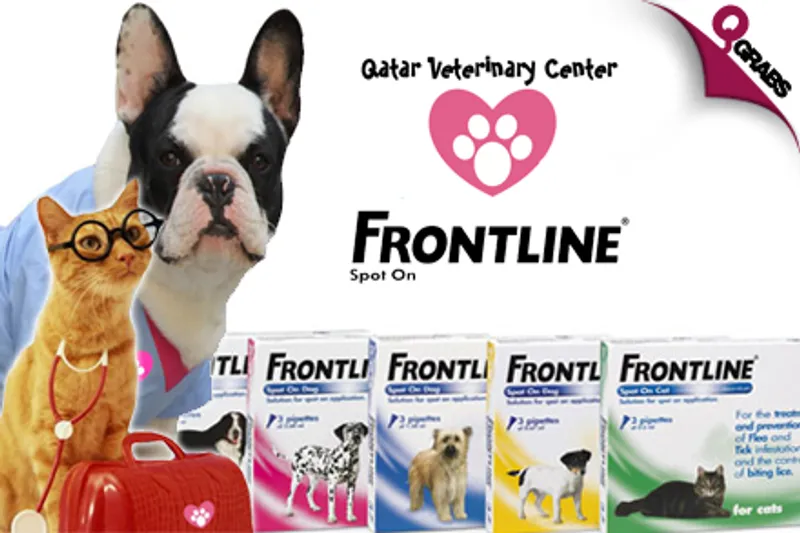From QR97, Frontline Treatment for your Pets with Paws at Qatar Veterinary Center’s new Duhail Branch! (up to QR255 Value)